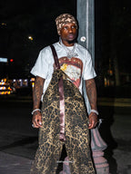 Theprecipice Leopard Print Street Style Workwear Overalls - 2020