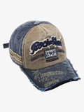 Theprecipice Retro Letter Denim Cap - 2136