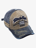 Theprecipice Retro Letter Denim Cap - 2136