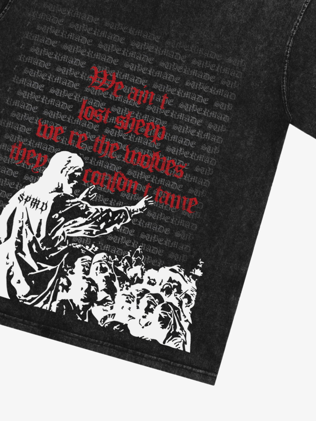 Bold Graphic Slogan T-Shirt