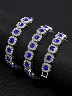 Theprecipice Round Diamond Cuban Necklace