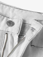 Deconstructed Split Contrast Stitching Scimitar Jorts