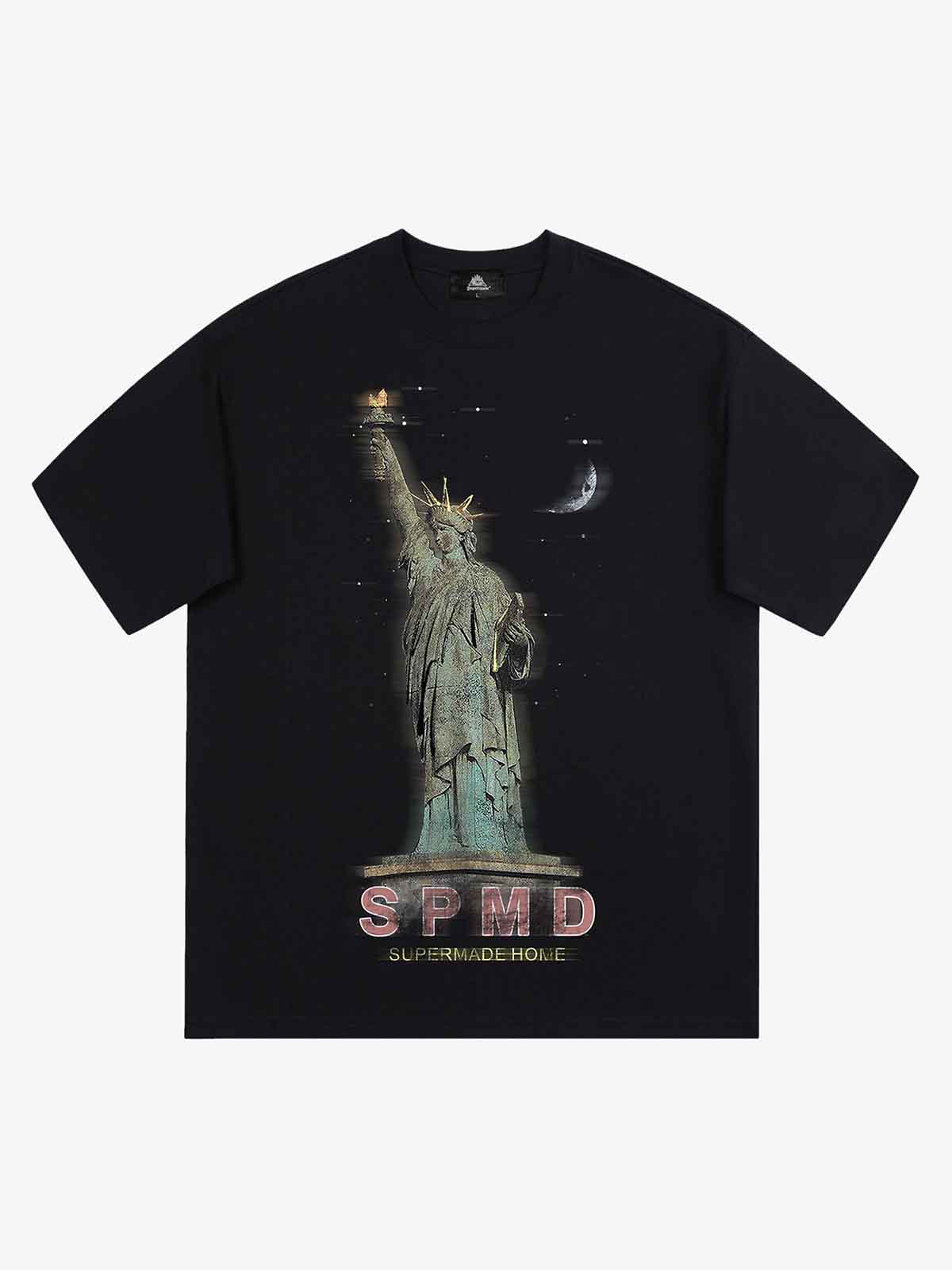 Theprecipice Statue Of Liberty Vintage T-shirt - 2132