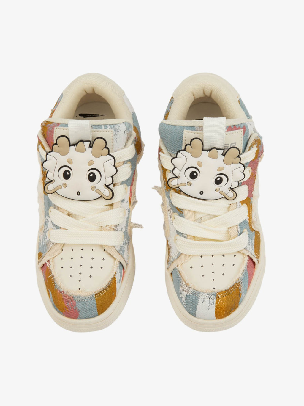 Theprecipice Cute Dragon Series Tassel Sneakers