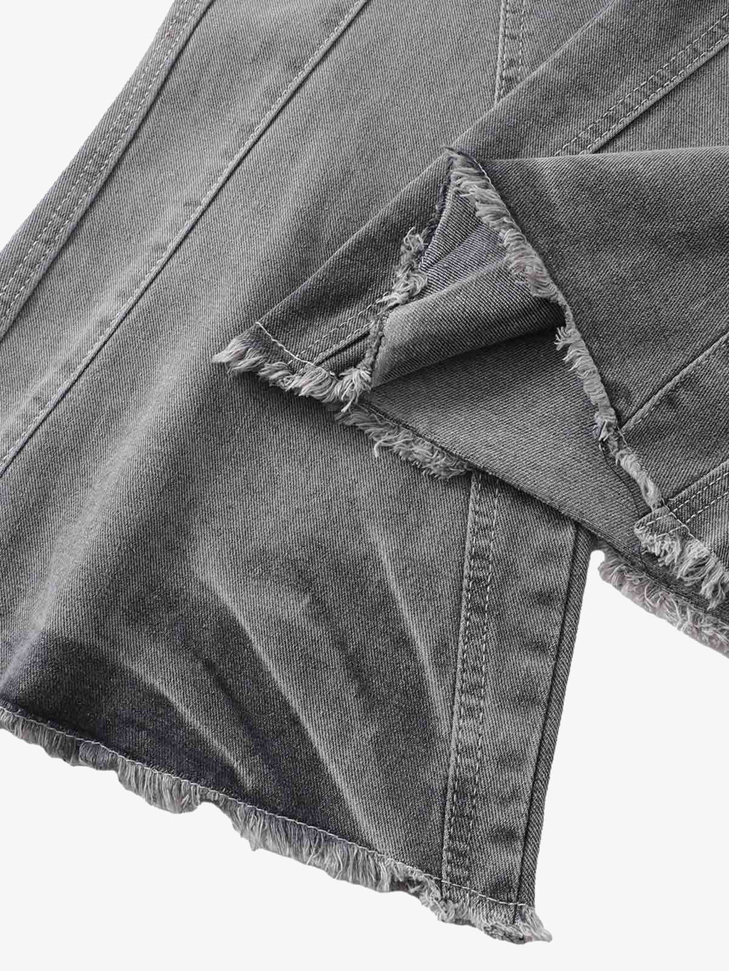 Washed Gradient Flared Jeans