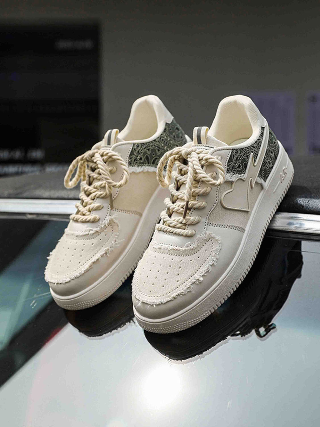 Precipice Retro High Street Men's Low Top Skate Shoes-1471