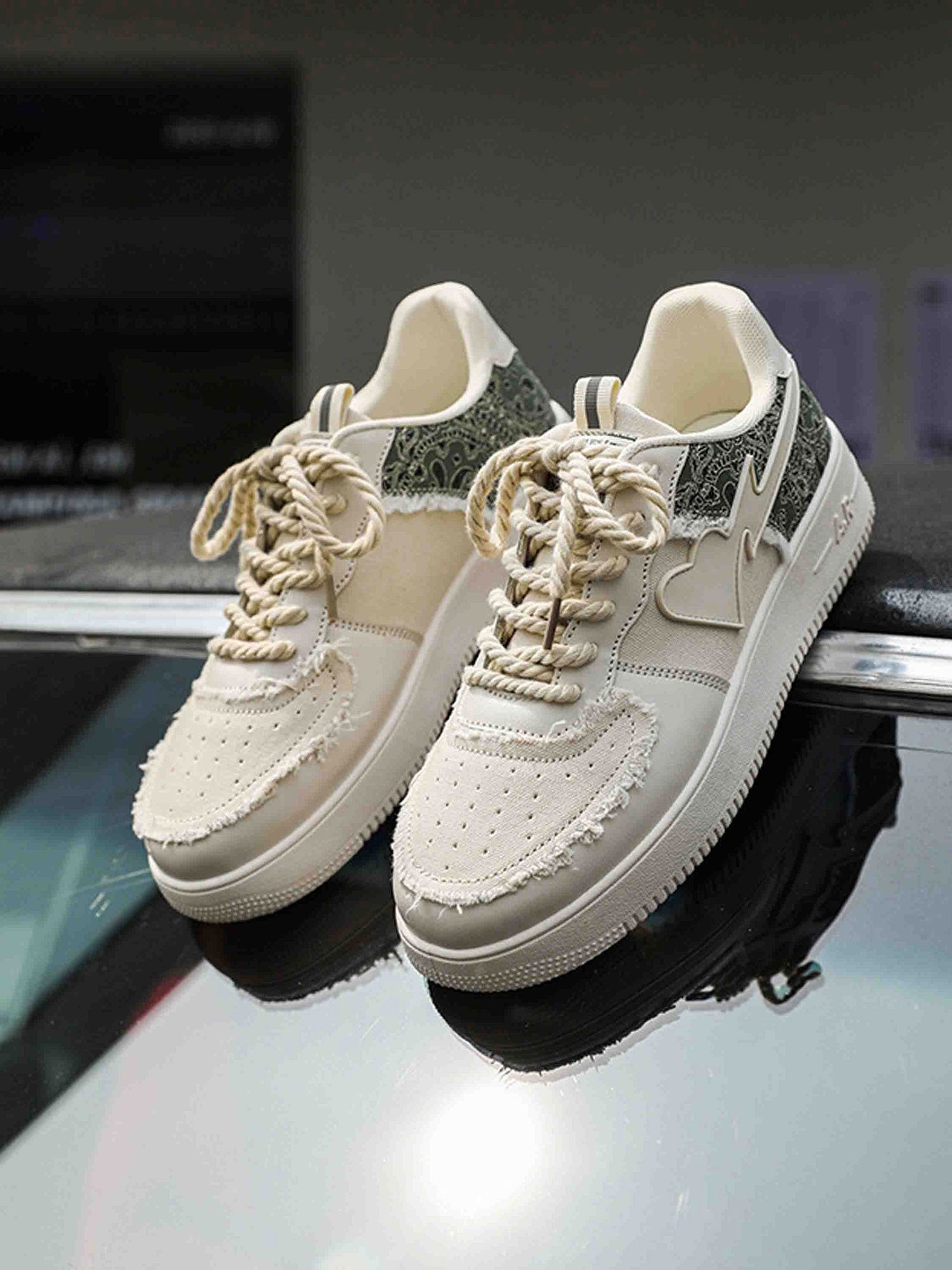 Precipice Retro High Street Men's Low Top Skate Shoes-1471