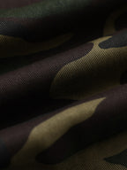Embroidered Detachable Fur Hooded Jacket - 2546