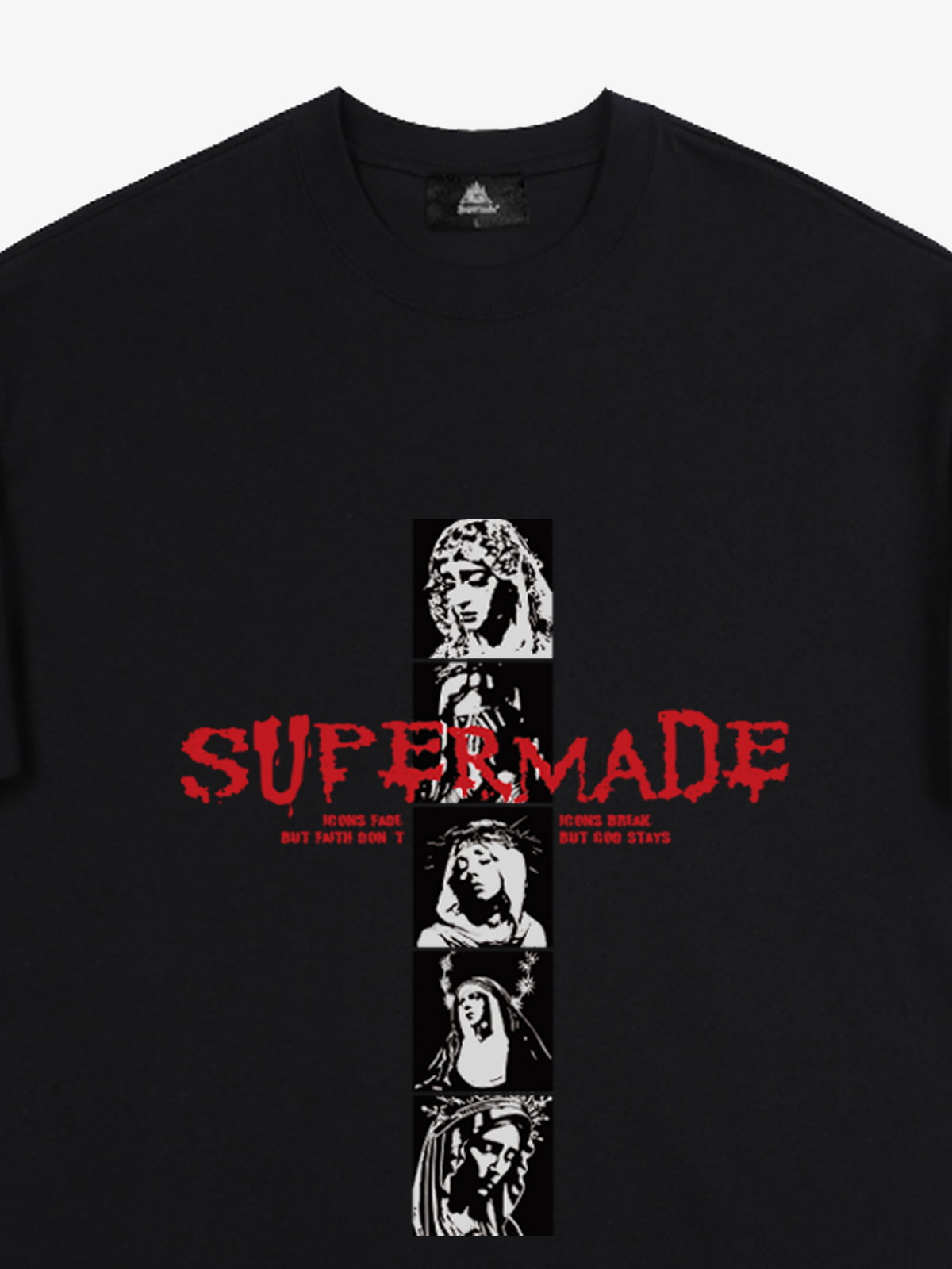 Mary Vintage-Inspired Graphic Design T-Shirt