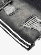 Distressed Cargo Denim Shorts - 2378