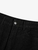 Theprecipice Burning Text Embroidered Letters Jeans -1478