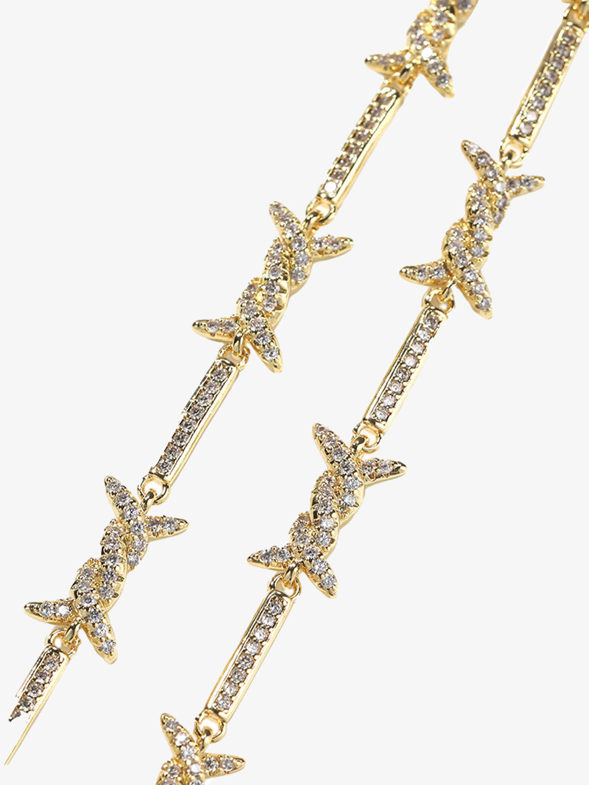 Zircon Thorn Copper Necklace