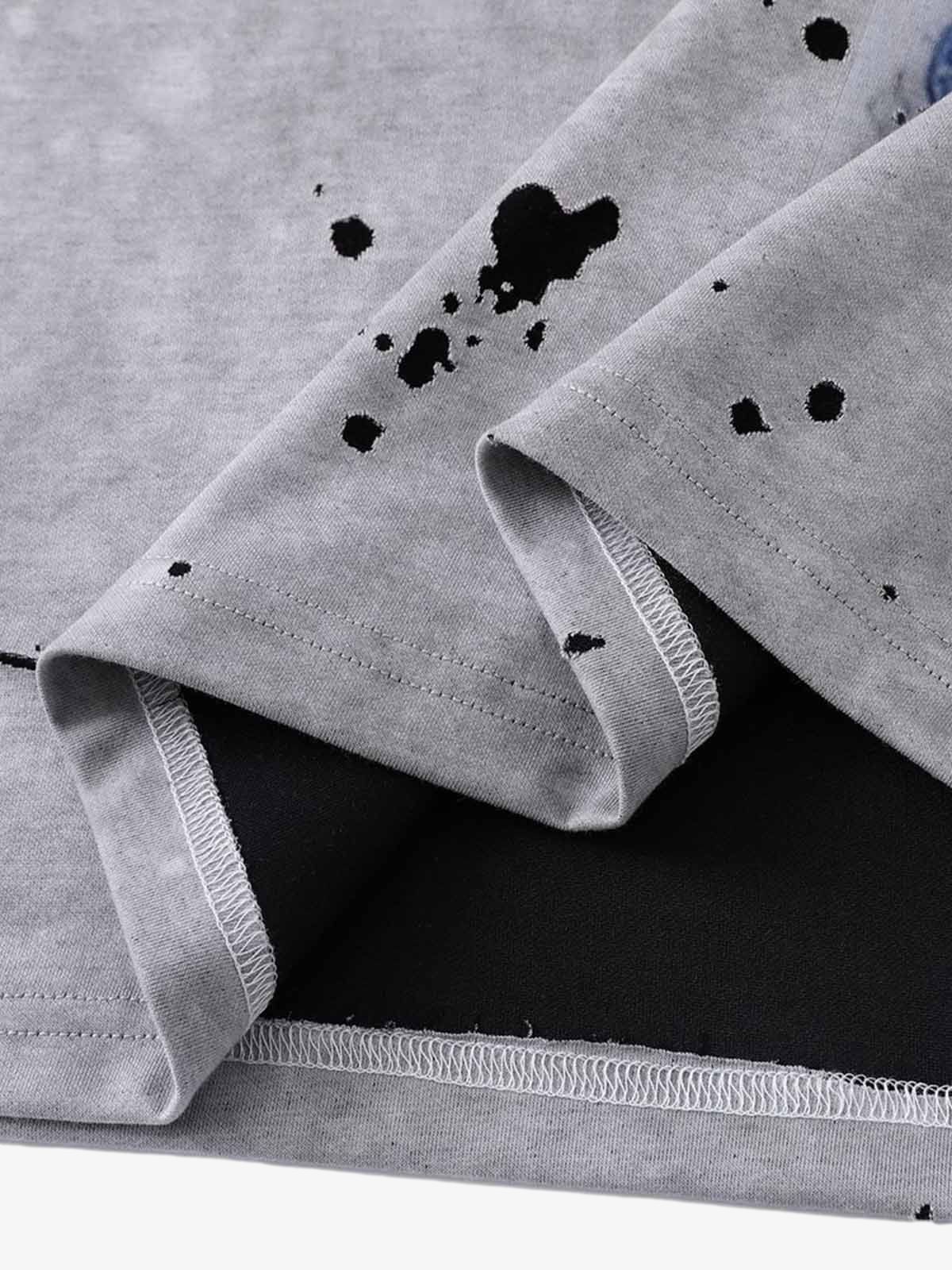 Retro Ink Splash T-Shirt