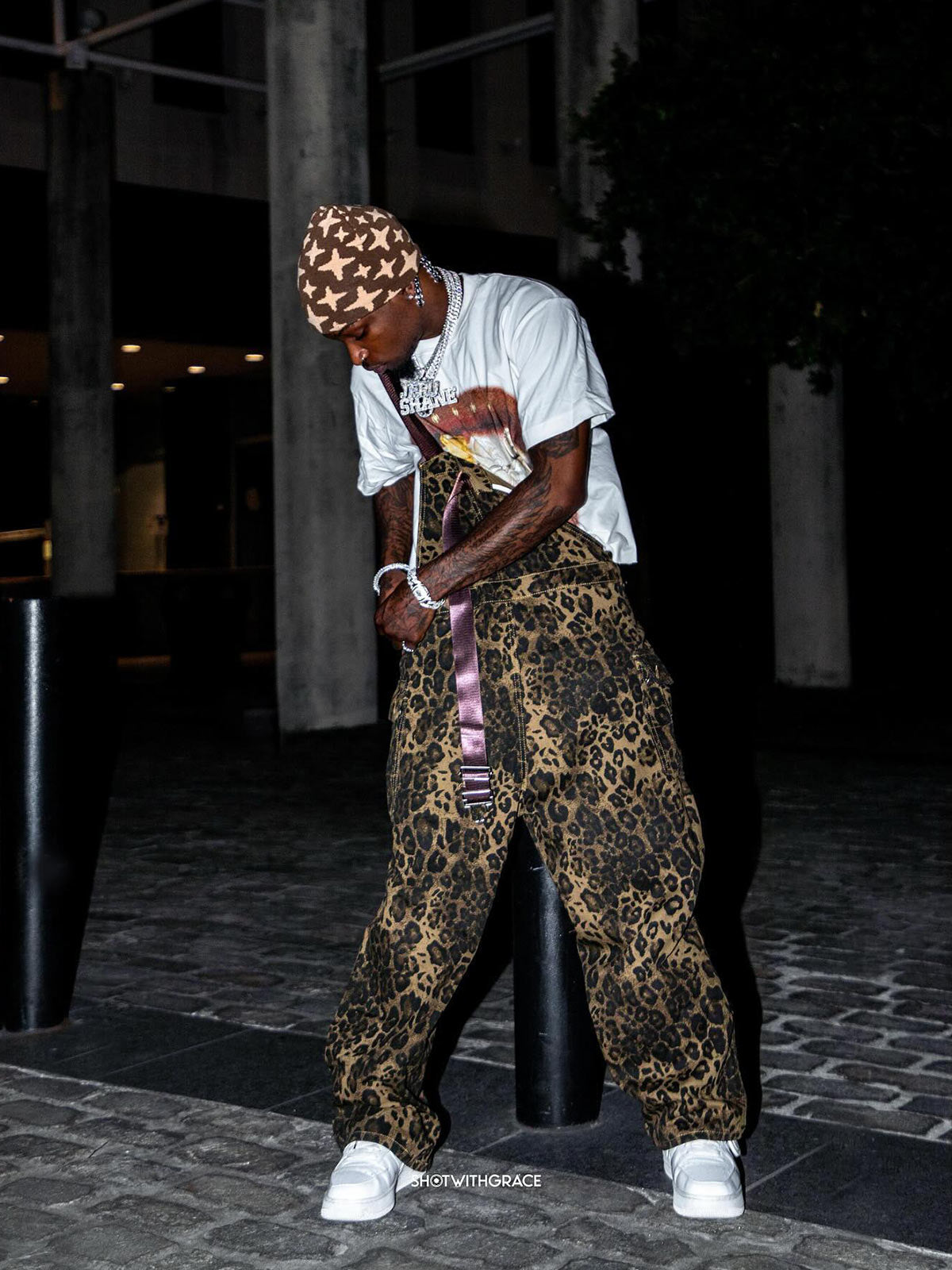 Theprecipice Leopard Print Street Style Workwear Overalls - 2020