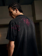 Vintage Washed Dot Spray T-Shirt