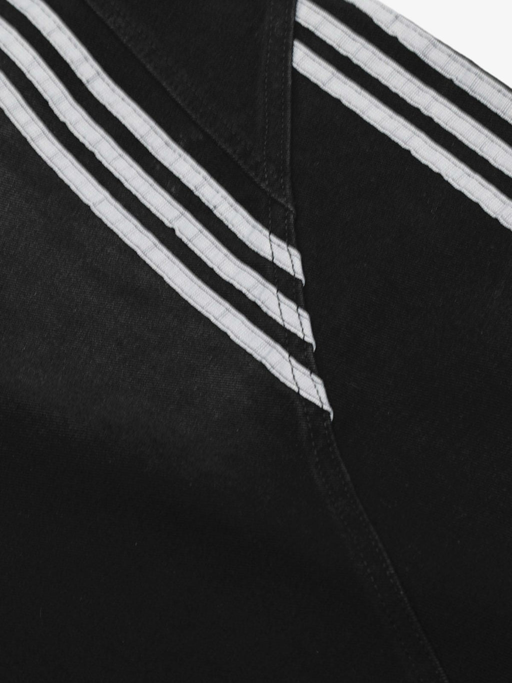 Denim Contrast Striped Stitching Barrel Jeans - 2504