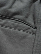 Retro Functional Zipper Slit Jort