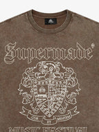 Original Gothic Letter Family Shield Badge Print T-Shirt