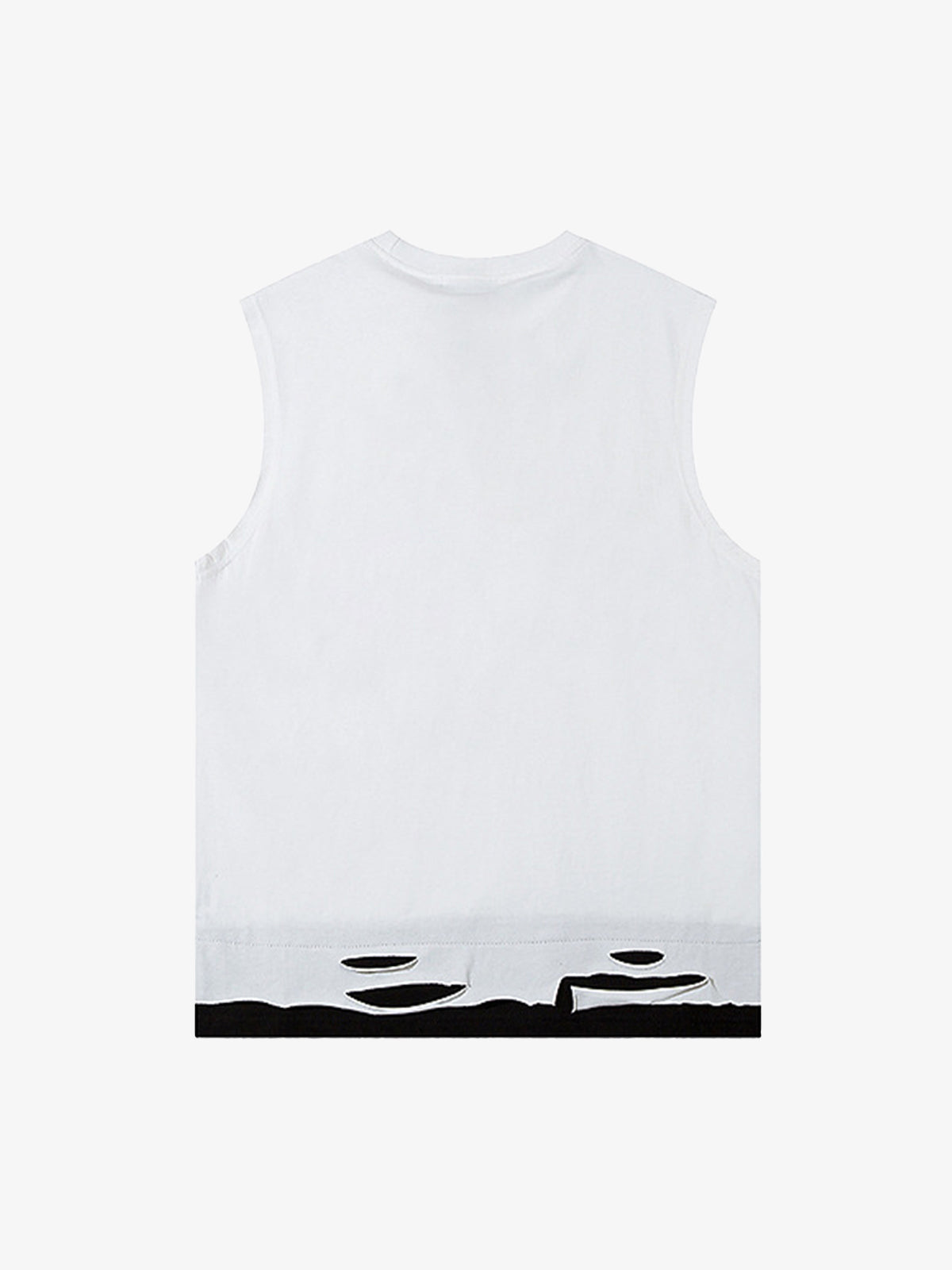 Graphic Letter Chain Vest
