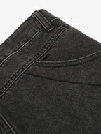Washed Multi-Pocket Bootcut Jeans