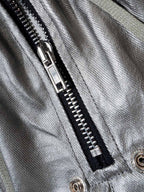 RO Style Matte Coated Leather Baggy Trousers - 2339