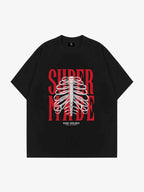 Theprecipice Skull Printed Logo Design T Shirt -1159