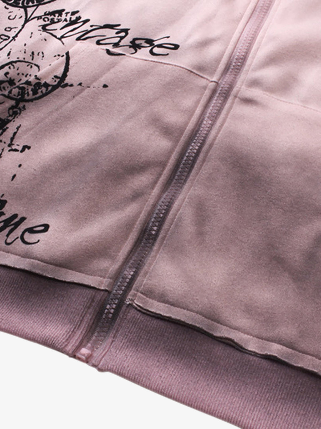 Wasteland Style Distressed Graffiti Hoodie