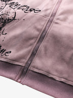 Wasteland Style Distressed Graffiti Hoodie
