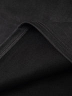 Embroidered Neckline Oversized T-Shirt