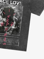 Theprecipice Gangsta Rapper Oversize Graphic T-shirt  - 1990