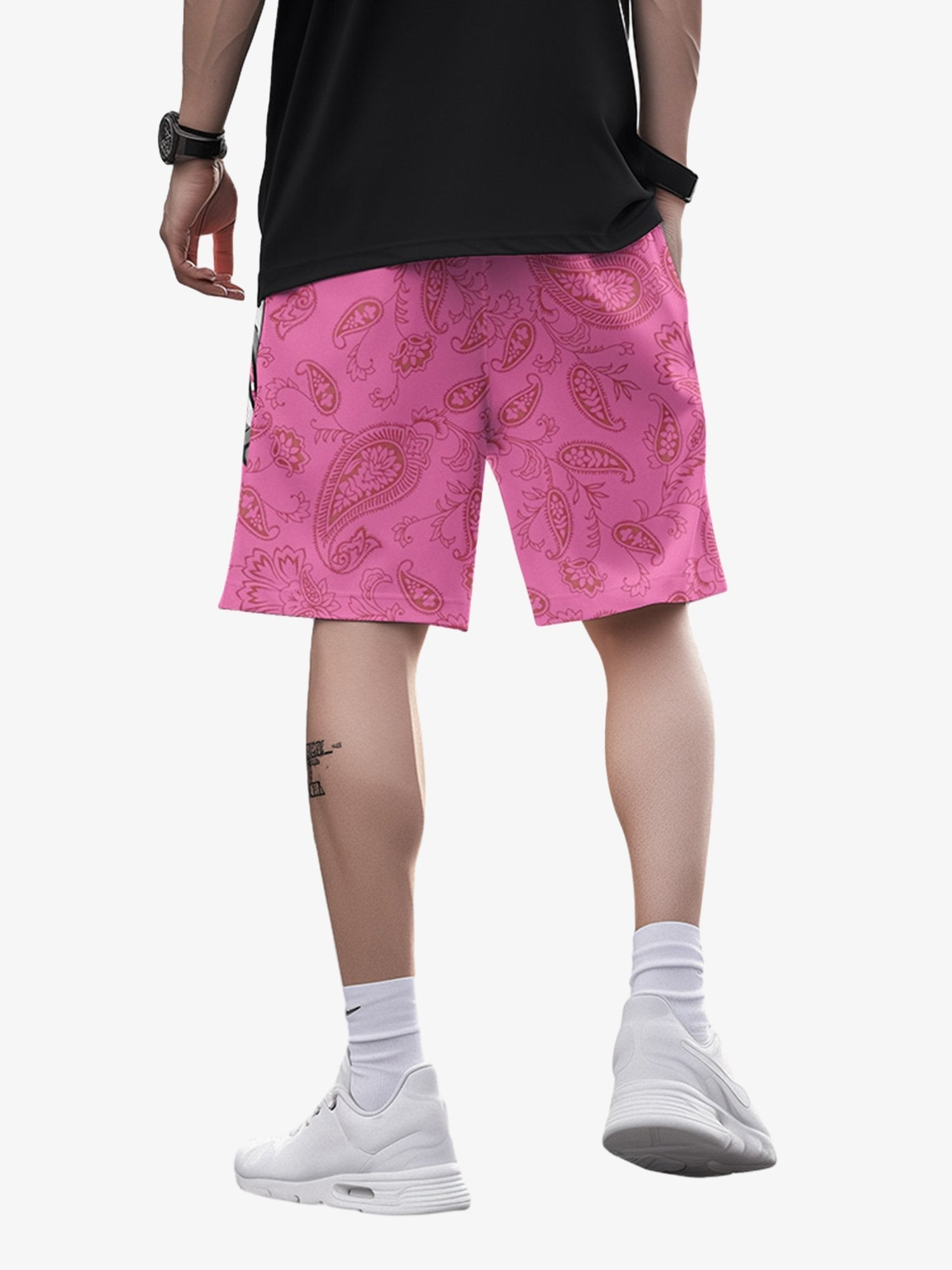 Theprecipice Skull Hand Print Hip-hop Shorts