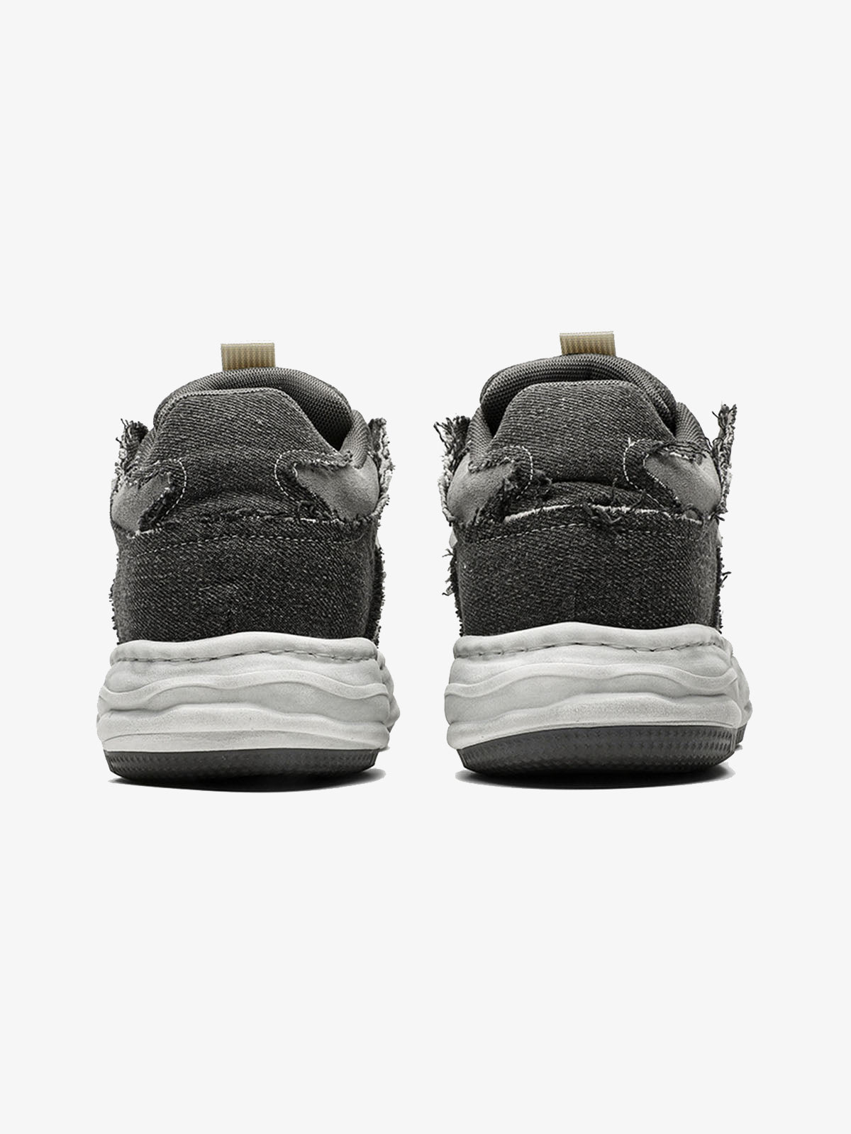 Distressed Deconstructed Split Whisker Platform Sneakers - 2602