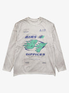 Theprecipice Washed Edge Long Sleeve T-Shirt