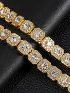 Theprecipice Round Diamond Cuban Necklace