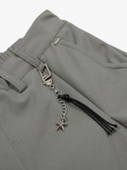 Elastic Waistband Barrel Pants - 2425