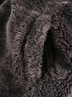 Theprecipice Fur Hooded Quilted Sherpa Jacket - 2304