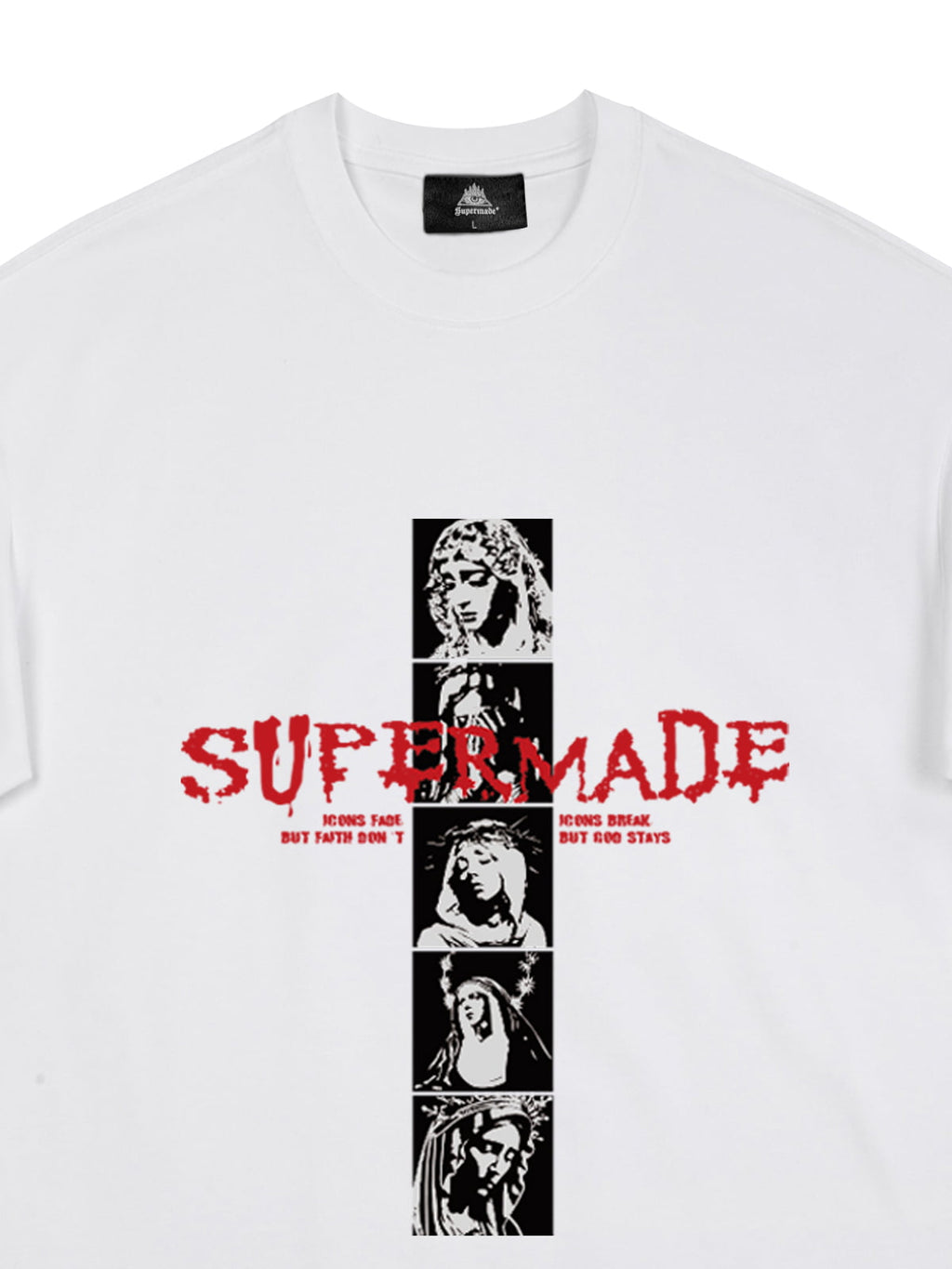 Mary Vintage-Inspired Graphic Design T-Shirt