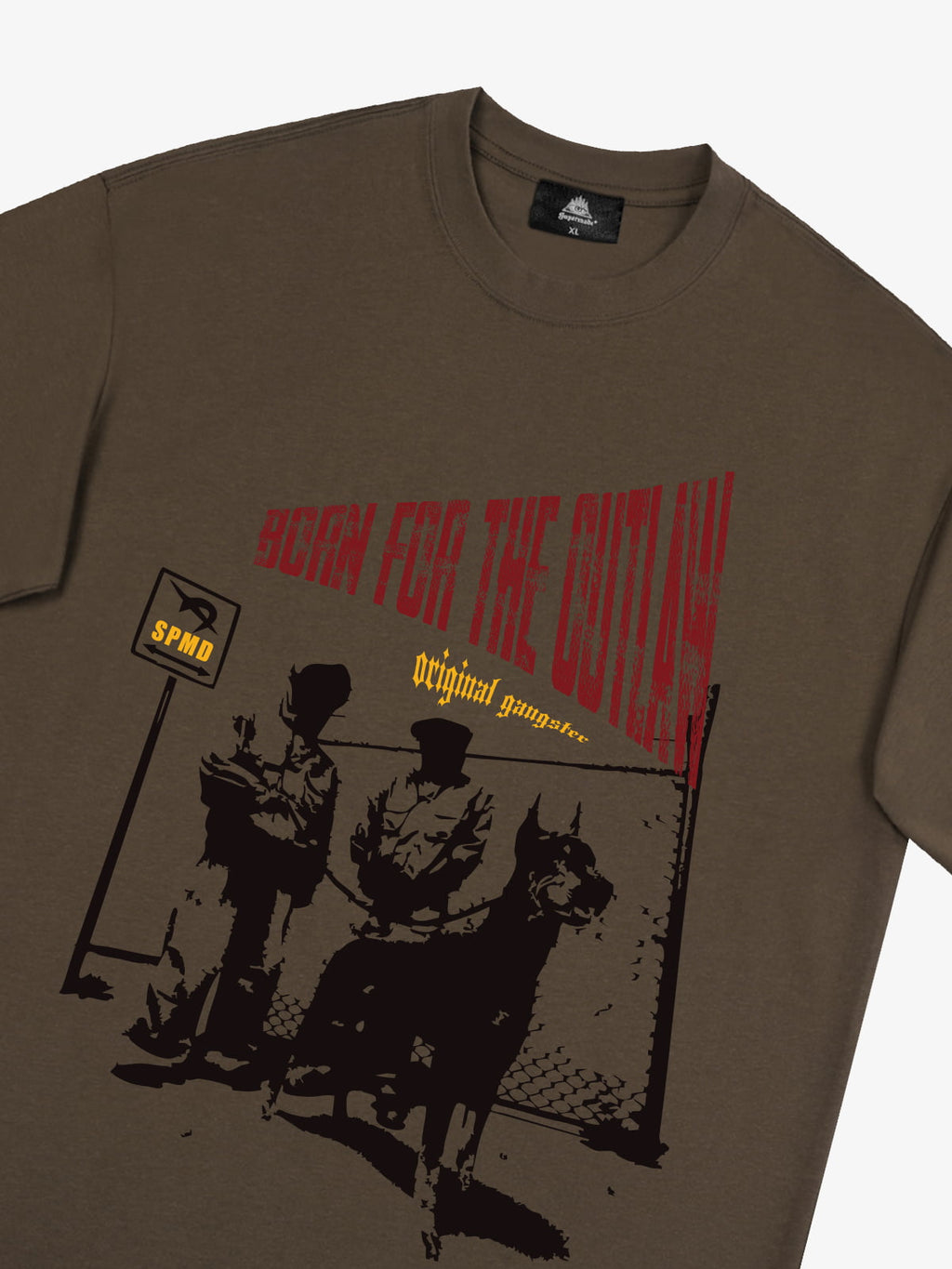 Original “Born for the Outlaw” Graphic Print T-Shirt