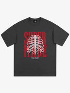Theprecipice Skull Printed Logo Design T Shirt -1159
