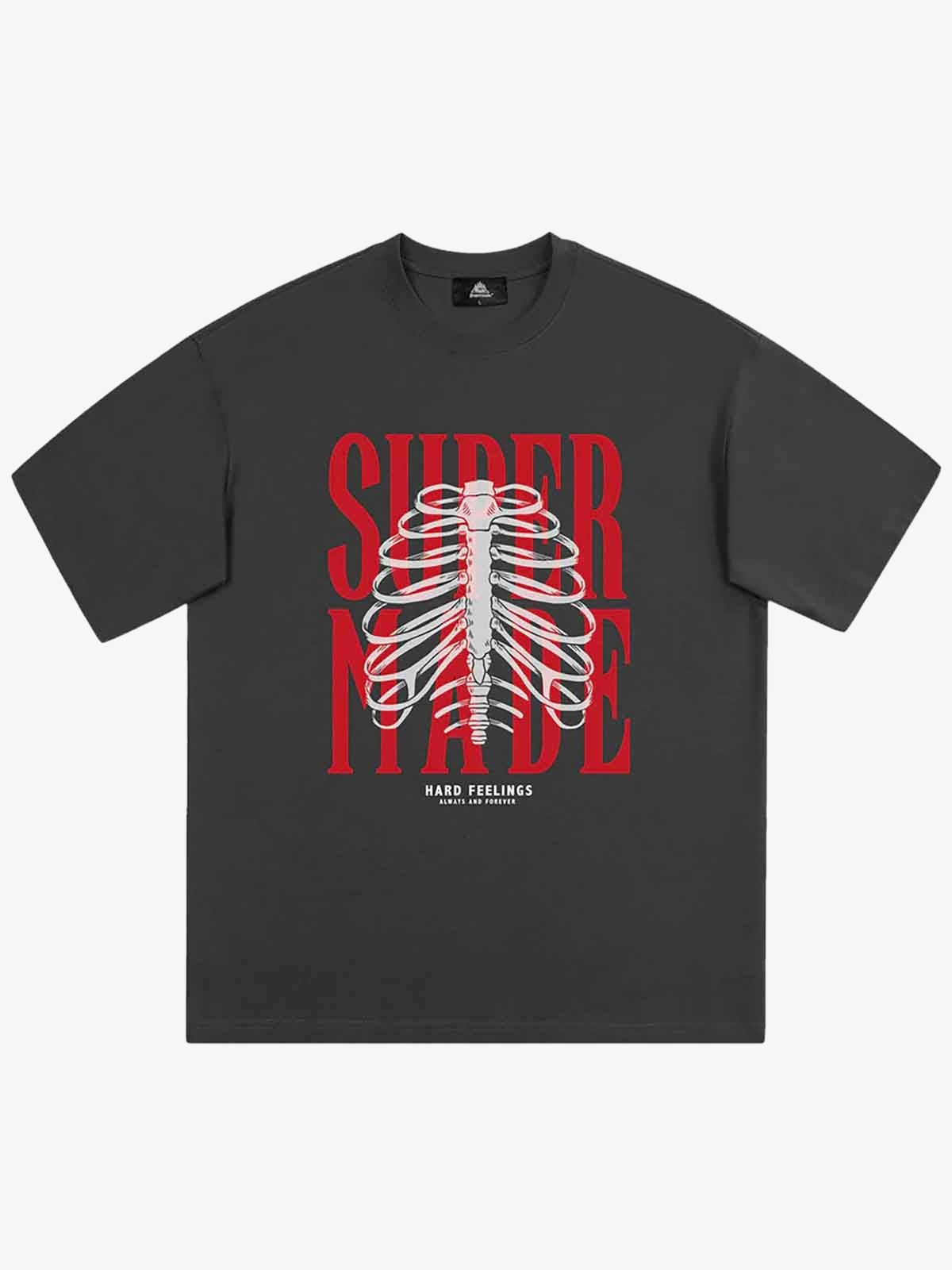 Theprecipice Skull Printed Logo Design T Shirt -1159