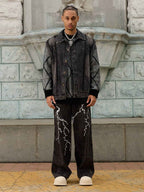 Theprecipice High Street Hip-hop Distressed Washed Jeans - 2185