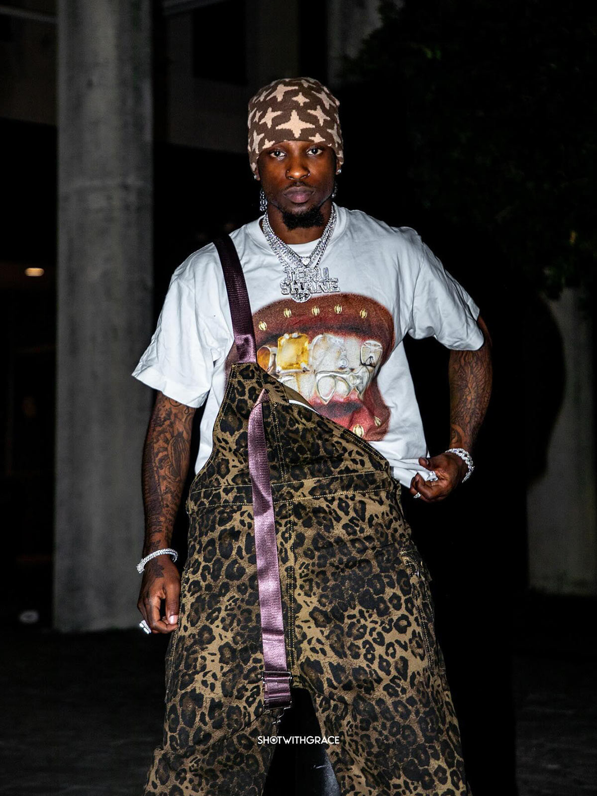 Theprecipice Leopard Print Street Style Workwear Overalls - 2020