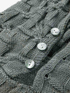 Asymmetric Irregular Knitted Sweater Hoodie