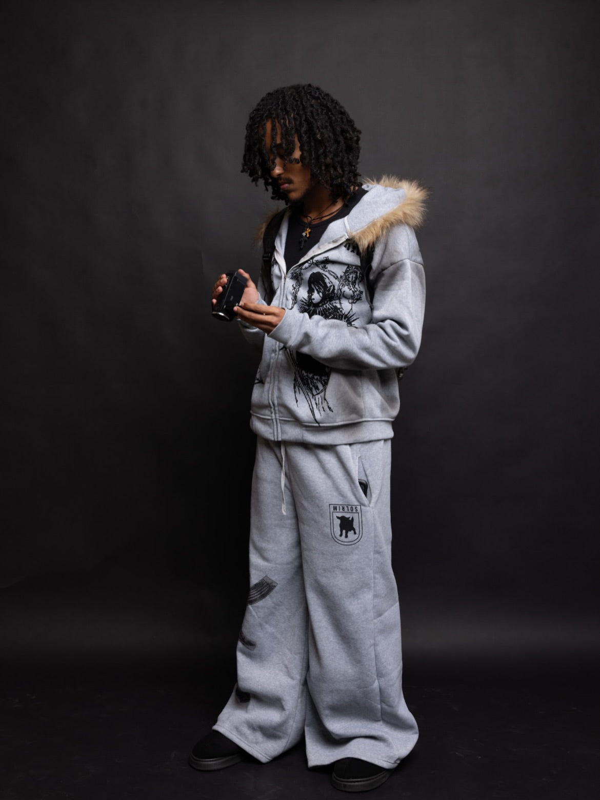precipice × Mortemartt Graphic Hooded Jacket- 2279
